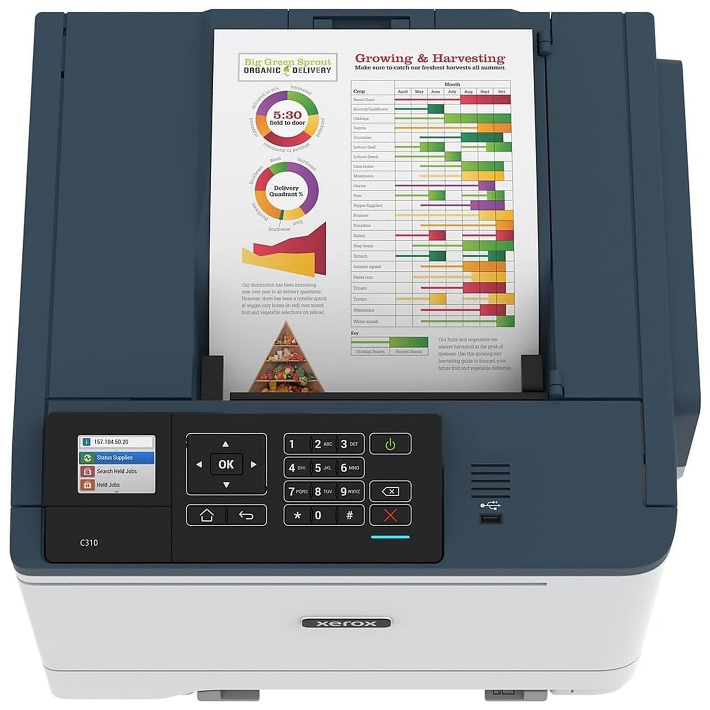 Xerox C310/DNI Wireless Color Laser Printer for Business & Home Office