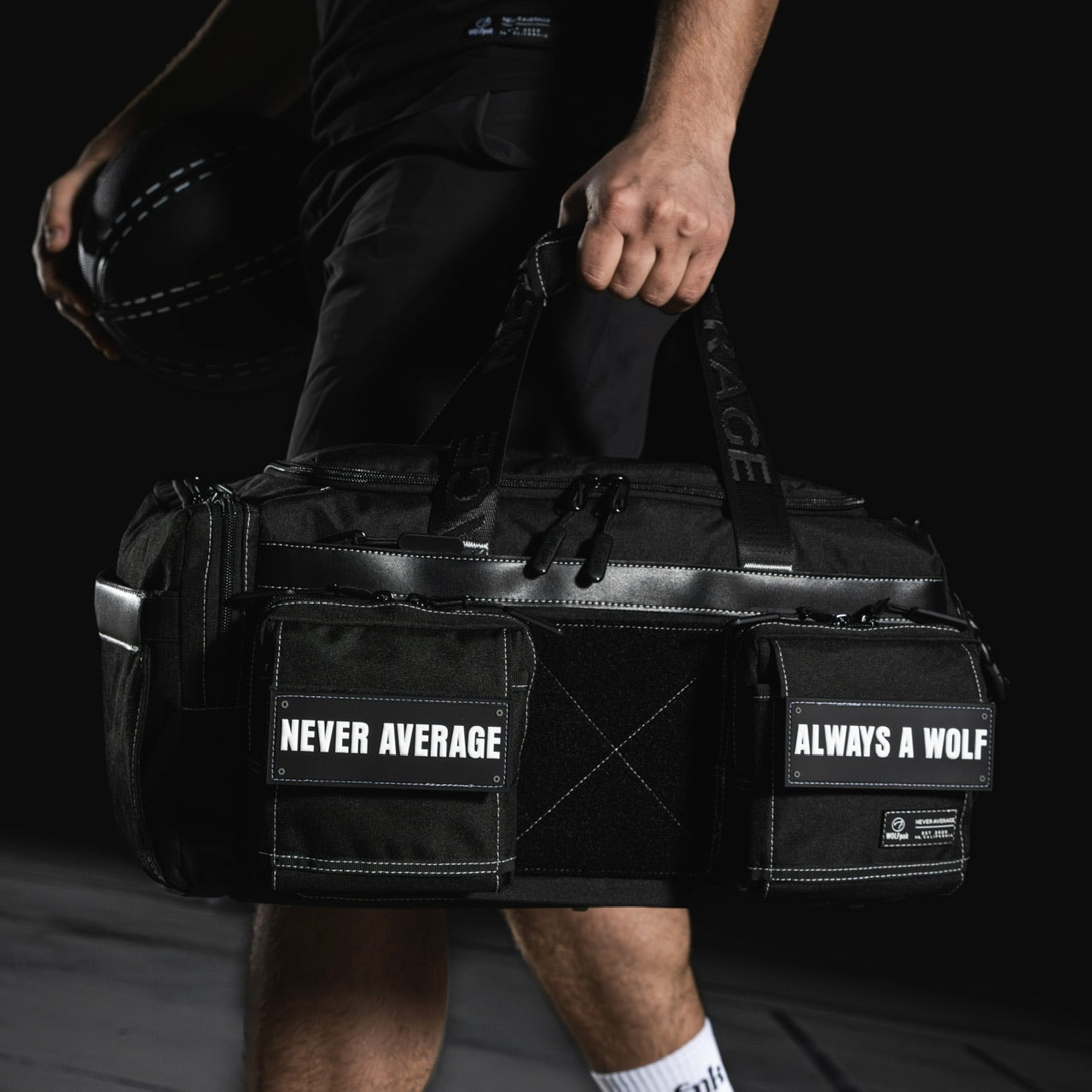 30L Perfect Duffle Bag Black Phantom