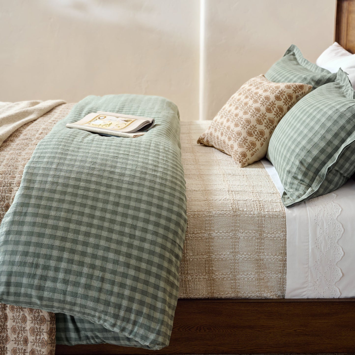 Woven Grid Coverlet