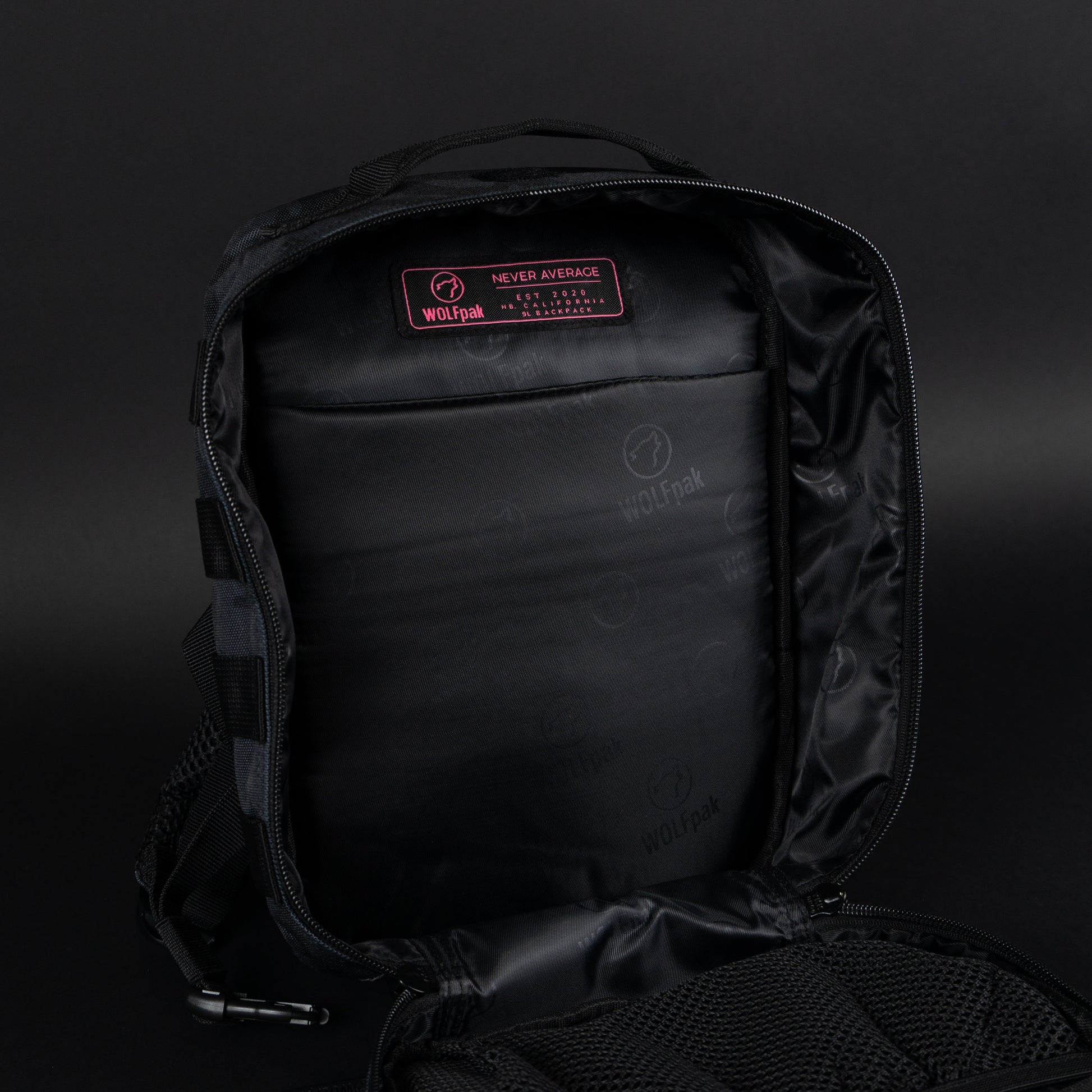 25L Backpack Black Hearts