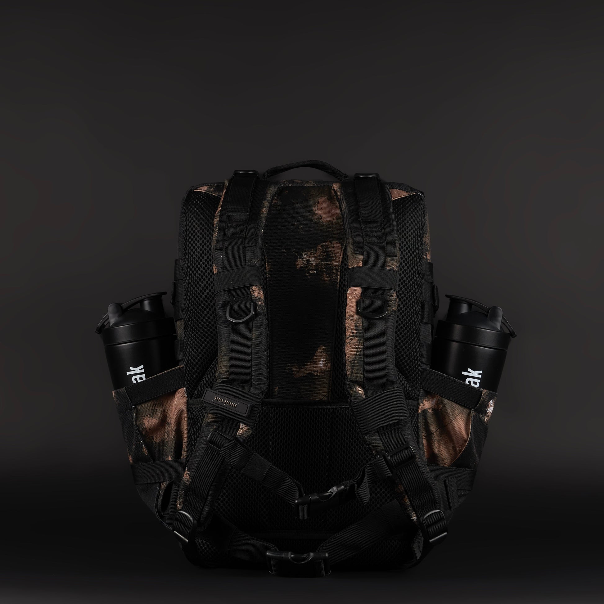 45L Backpack Black Steampunk