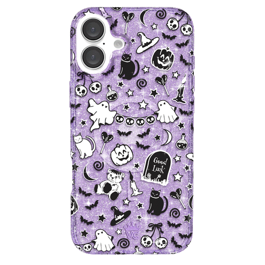 Witchy Lilac Glitter iPhone Case