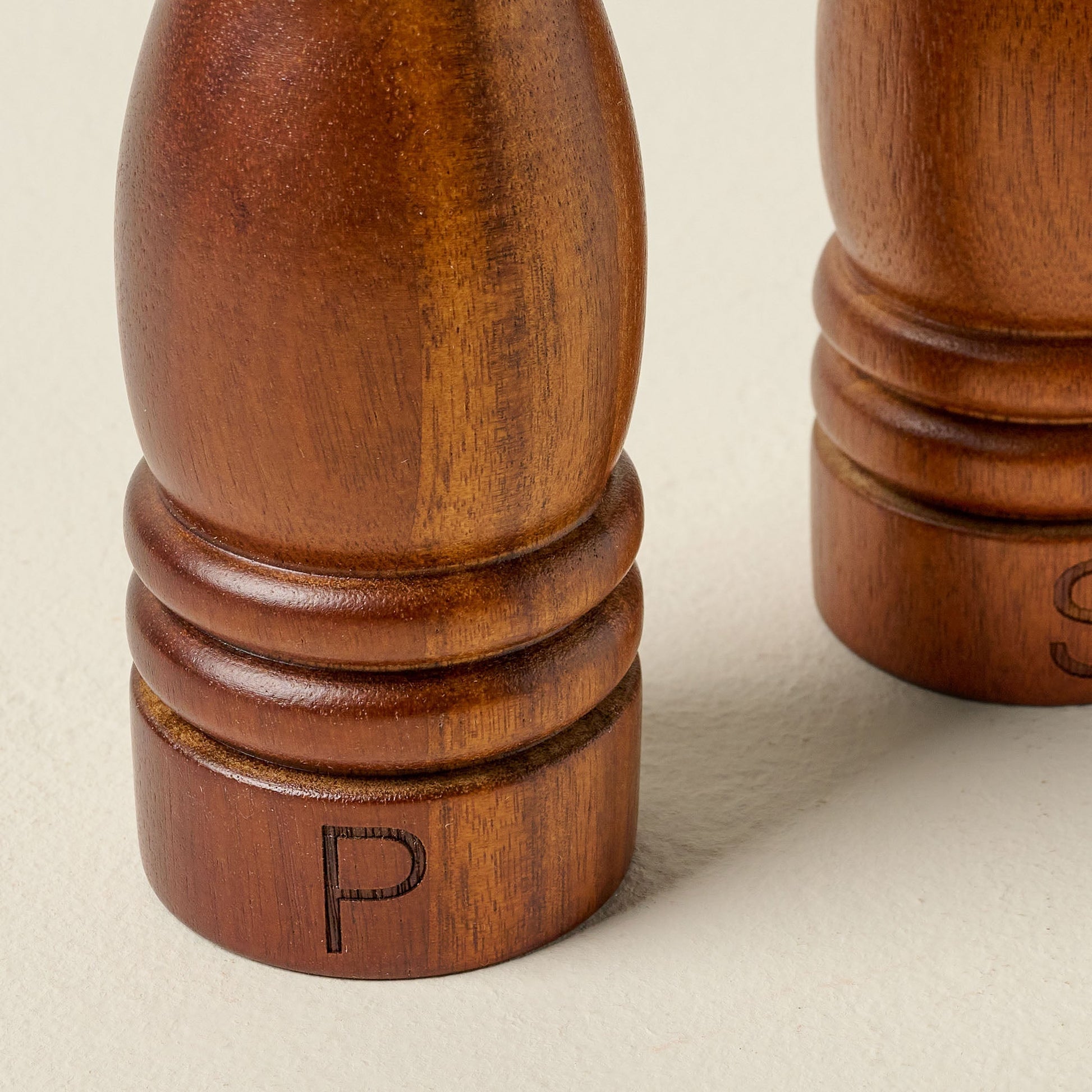 Wood Salt & Pepper Grinder Set