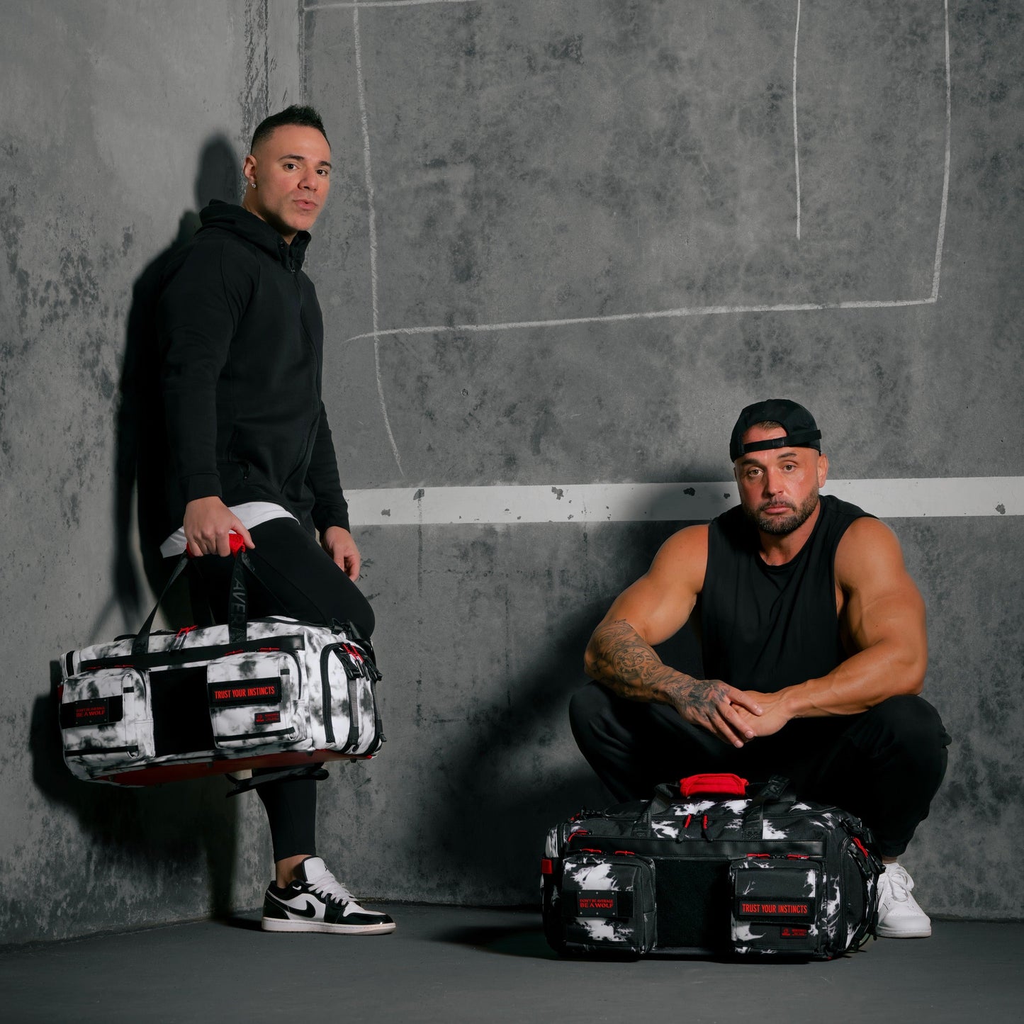 40L Ultimate Duffle Bag Black Lightning Immortal Red (SALE)