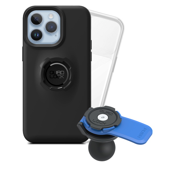 1" Ball Adaptor Motorcycle Kits - iPhone